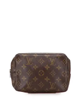 Louis Vuitton Pre-Owned: Коричневый клатч 