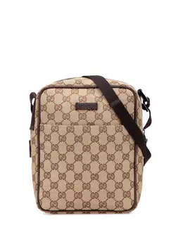 Gucci Pre-Owned: Коричневая сумка через плечо 