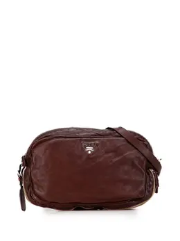 Prada Pre-Owned: Коричневая сумка через плечо 
