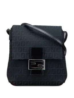 Fendi Pre-Owned: Голубая сумка через плечо 