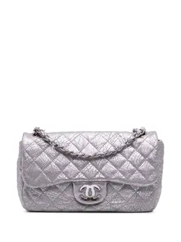 CHANEL Pre-Owned: Серебристая сумка 