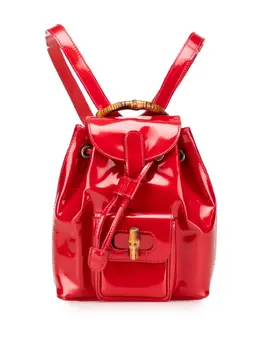 Gucci Pre-Owned: Красный рюкзак 