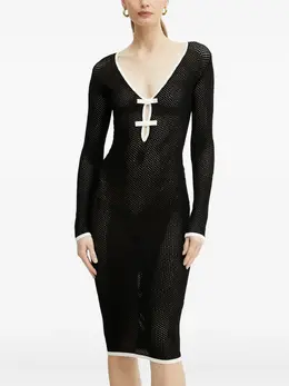 Elisabetta Franchi: Платье в сетку 
