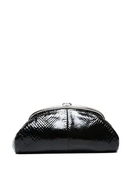 CHANEL Pre-Owned: Чёрный клатч 