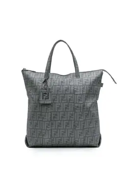 Fendi Pre-Owned: Серая сумка-шоппер 