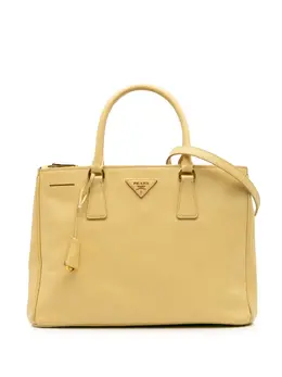 Prada Pre-Owned: Жёлтая сумка 