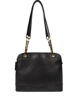 CHANEL Pre-Owned: Чёрная сумка 