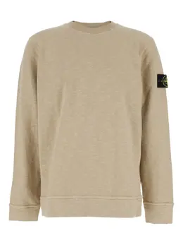 Stone Island: Бежевый свитшот 