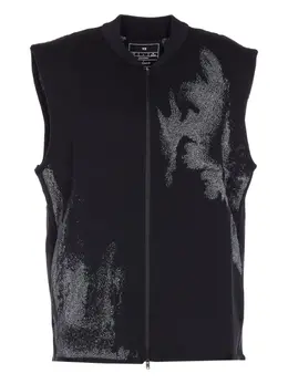 Y-3: Чёрный жилет 