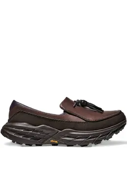 HOKA: Коричневые туфли 