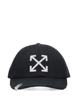 Off-White: Чёрная кепка 