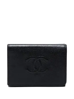 CHANEL Pre-Owned: Чёрный кошелёк 