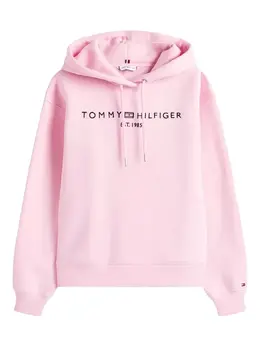 Tommy Hilfiger: Розовая толстовка 
