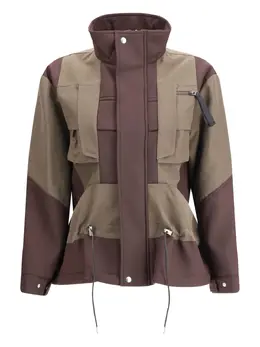 sacai: Коричневая куртка 