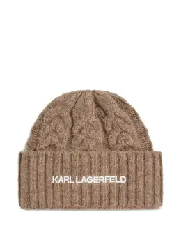 Karl Lagerfeld: Коричневая шапка  Essential