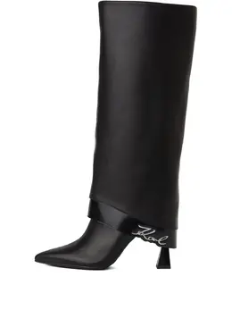 Karl Lagerfeld: Чёрные сапоги 