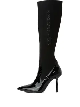 Karl Lagerfeld: Чёрные сапоги 