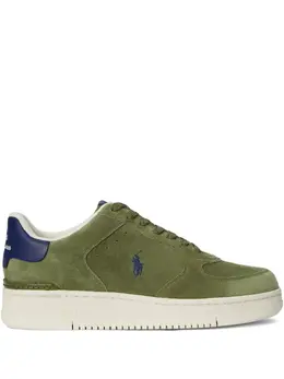 Polo Ralph Lauren: Зелёные кроссовки 