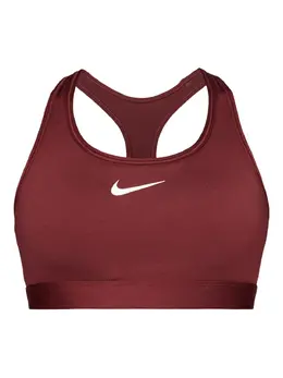 Nike: Бордовый бюстгальтер  Swoosh