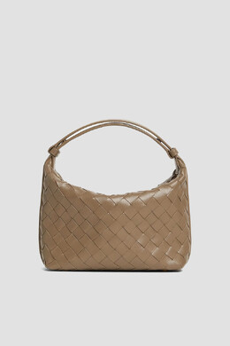 Bottega Veneta: Коричневая сумка 