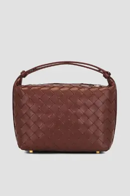 Bottega Veneta: Коричневая сумка 