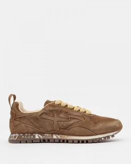 Premiata: Коричневые кроссовки 