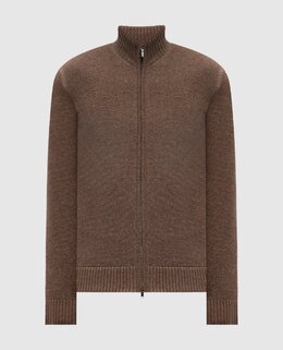 Loro Piana: Коричневі кардигани 