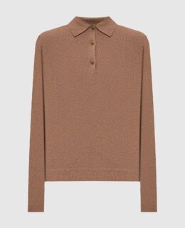 Loro Piana: Коричневое поло 