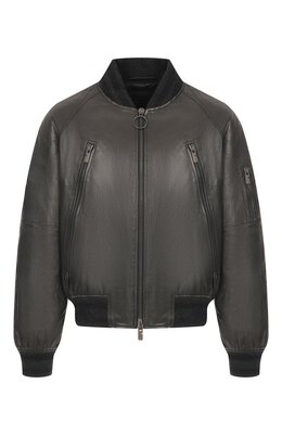 Burberry: Кожаная куртка 