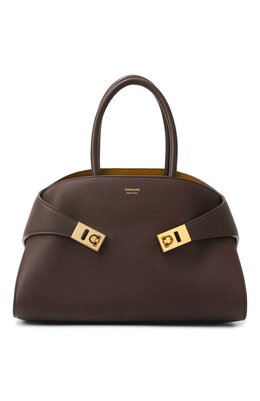 Ferragamo: Коричневая сумка 
