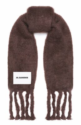 Jil Sander: Коричневый шарф 