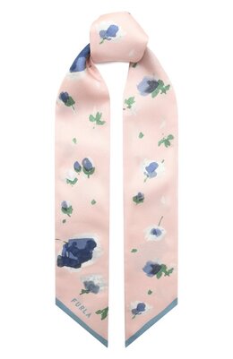 Furla: Розовый шарф 