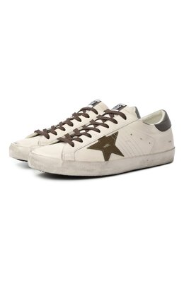 Golden Goose Deluxe Brand: Белые кеды  Super Star