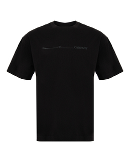 C.P.Company: Чёрная футболка 