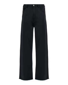 MM6 Maison Margiela: Чёрные брюки 