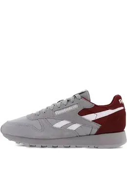 Reebok: Бордовые кроссовки  Classic Leather