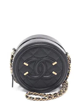 CHANEL Pre-Owned: Чёрная сумка 