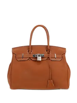Hermès Pre-Owned: Коричневая сумка-шоппер 