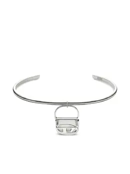 Diesel: Серебристая сумка 