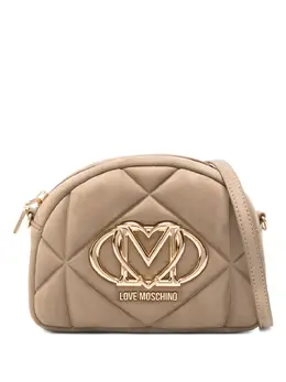 Love Moschino: Коричневая сумка через плечо 