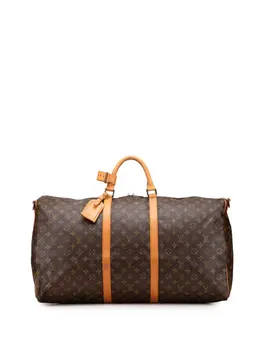 Louis Vuitton Pre-Owned: Коричневая дорожная сумка 