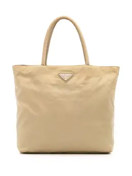 Prada Pre-Owned: Коричневая сумка-шоппер 