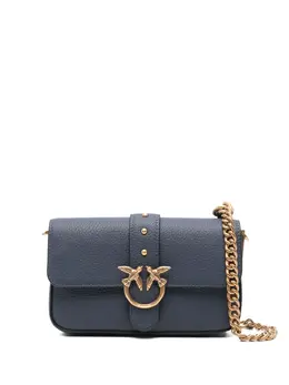 PINKO: Голубая сумка через плечо  Love Birds