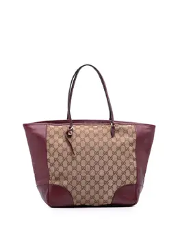 Gucci Pre-Owned: Коричневая сумка-шоппер 