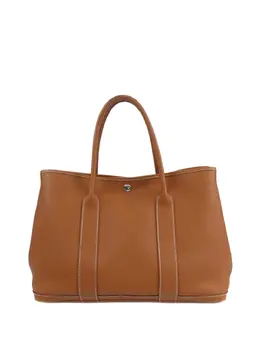 Hermès Pre-Owned: Коричневая сумка-шоппер 