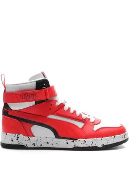 PUMA: Красные кроссовки 