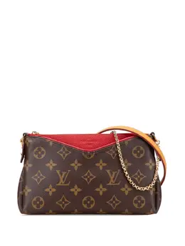Louis Vuitton Pre-Owned: Коричневый клатч 
