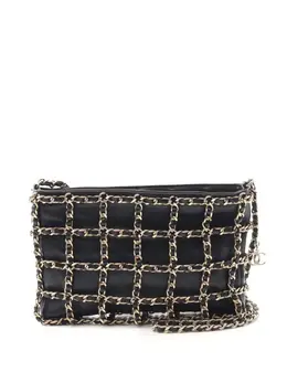 CHANEL Pre-Owned: Чёрная сумка через плечо 
