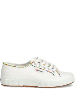 Superga: Белые кроссовки 