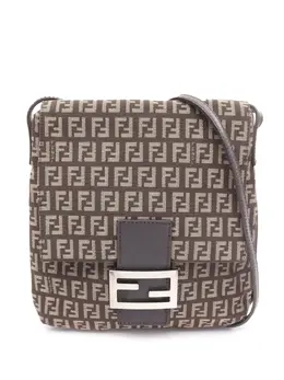 Fendi Pre-Owned: Коричневая сумка через плечо 